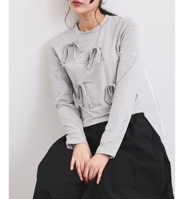 VIS「リボンデザインTシャツ」|Tシャツ・カットソー|