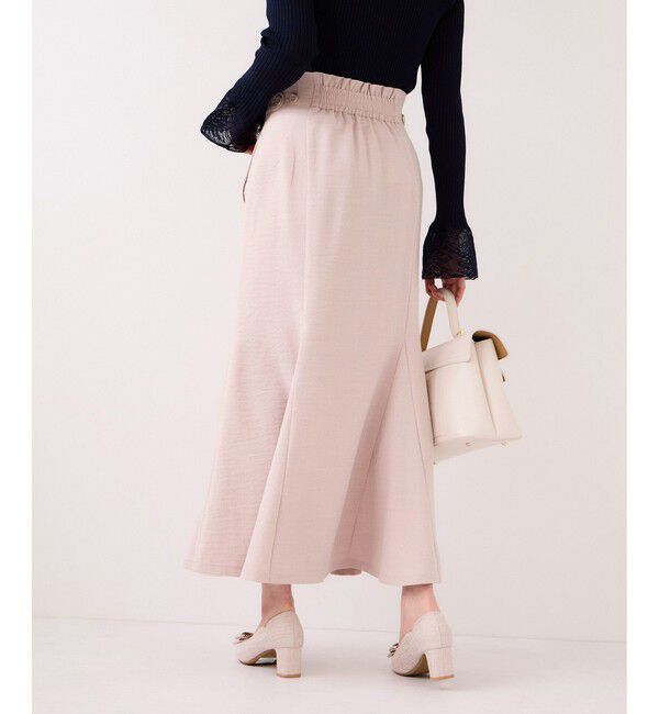 VIS「美easyリネンライクマーメイドスカート/イージーケア・接触冷感・セットアップ対応」|スカート|