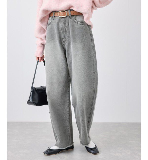 Rope&rsquo;Picnic「【emur/エミュール】カービーデニムパンツ」|デニム|