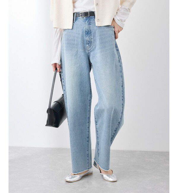 Rope&rsquo;Picnic「【emur/エミュール】カービーデニムパンツ」|デニム|