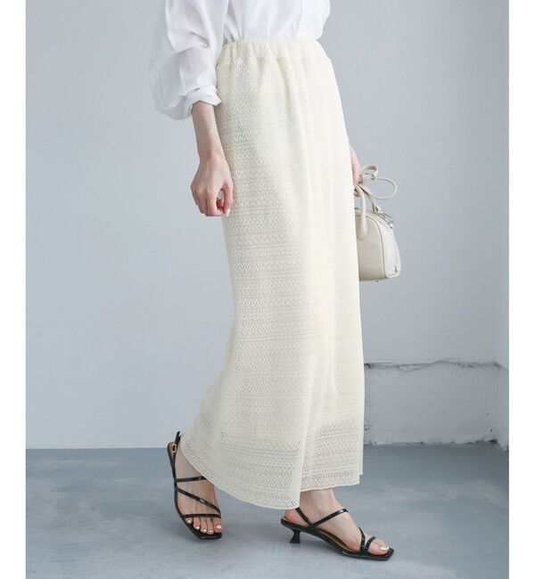 Rope&rsquo;Picnic「レースアイラインスカート」|スカート|