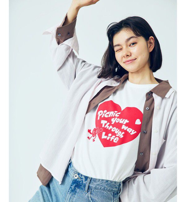 Rope&rsquo;Picnic「【Chocomoo&times;ROPE' PICNIC】【接触冷感】アソートTシャツ」|Tシャツ・カットソー|