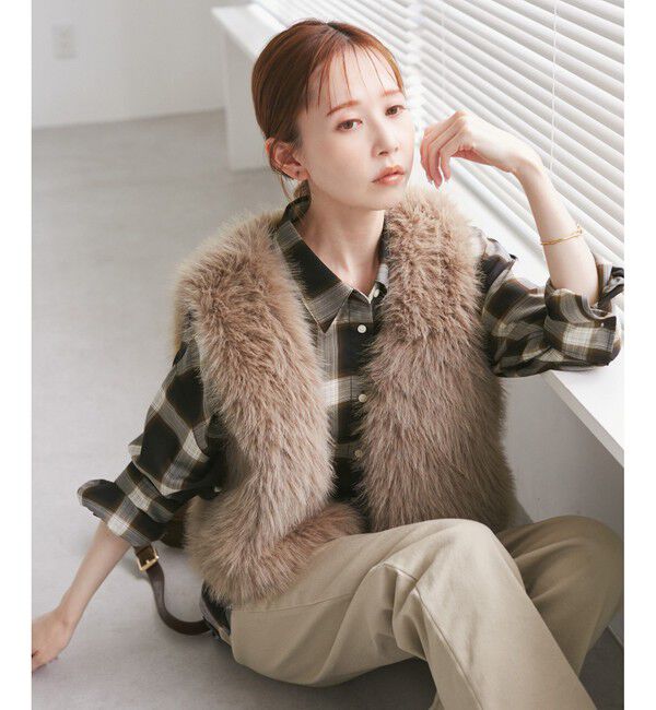 Rope&rsquo;Picnic「オンブレチェックシャツ/UVケア」|シャツ・ブラウス|