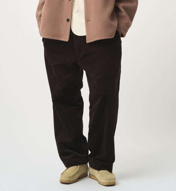 DANTON「DANTON | コーデュロイ イージーストレートパンツ MEN」|チノ|DKBROWN