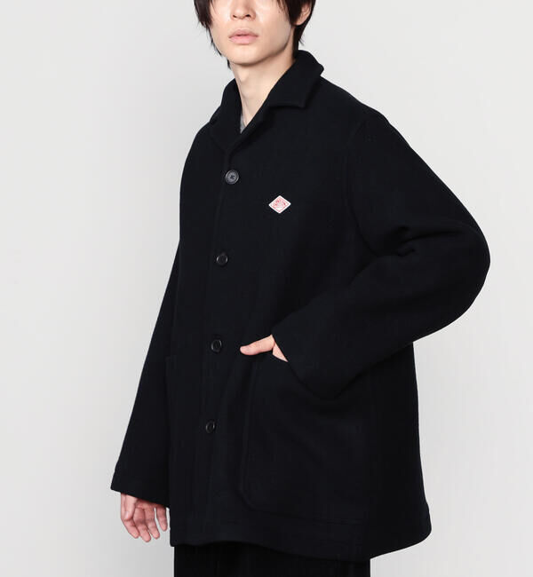 DANTON「DANTON | ウールメルトン ジャケット MEN」|ブルゾン・スタジャン|DKNAVY