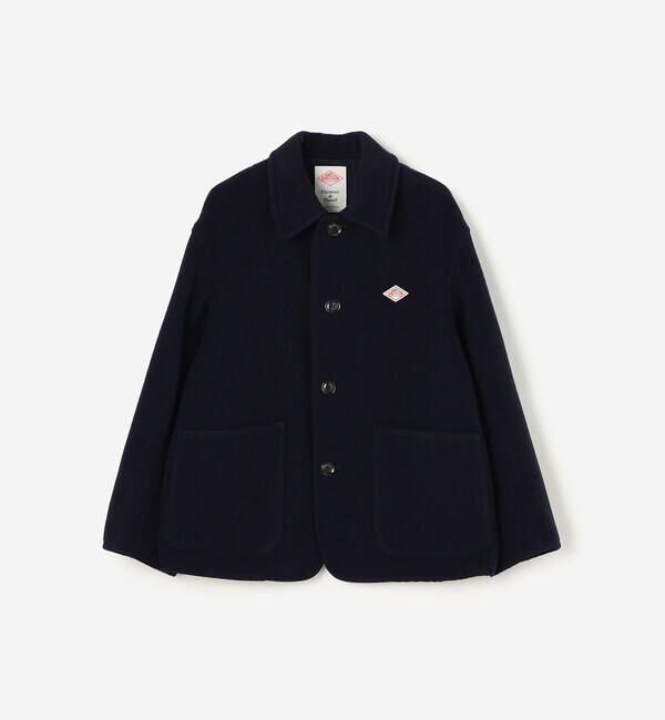DANTON「DANTON | ウールライトパイル カバーオールジャケット MEN」|テーラードジャケット|NAVY