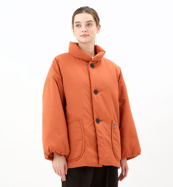ORCIVAL「ORCIVAL | スタンドカラー中綿ブルゾン WOMEN」|ダウン|ORANGE