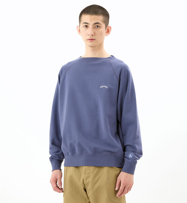  「ORCIVAL | コットン裏毛 スウェットプルオーバー MEN」|スウェット・ジャージ|
