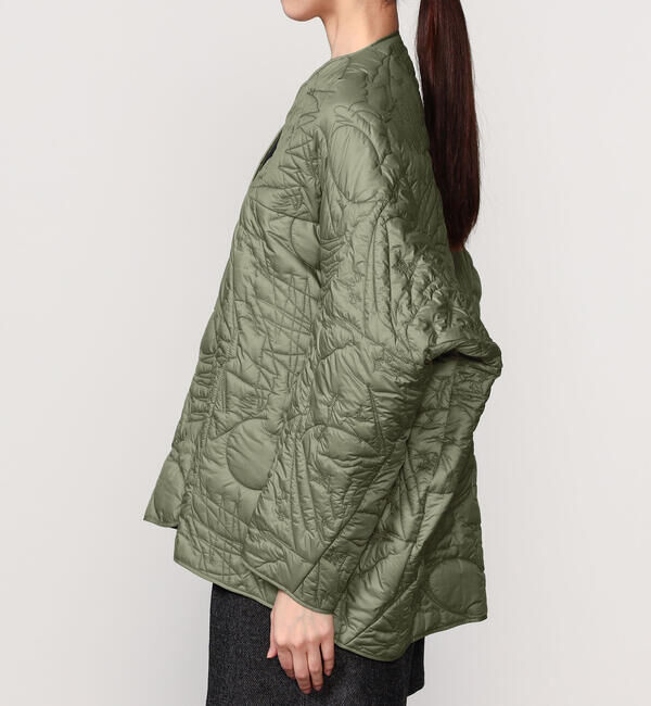  「manipuri | リバーシブル キルティングジャケット WOMEN」|ダウン|
