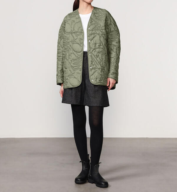  「manipuri | リバーシブル キルティングジャケット WOMEN」|ダウン|