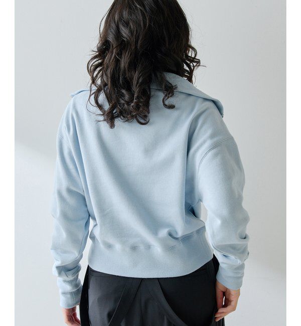  「ハーフジップロゴ裏毛プルオーバー」|Tシャツ・カットソー|