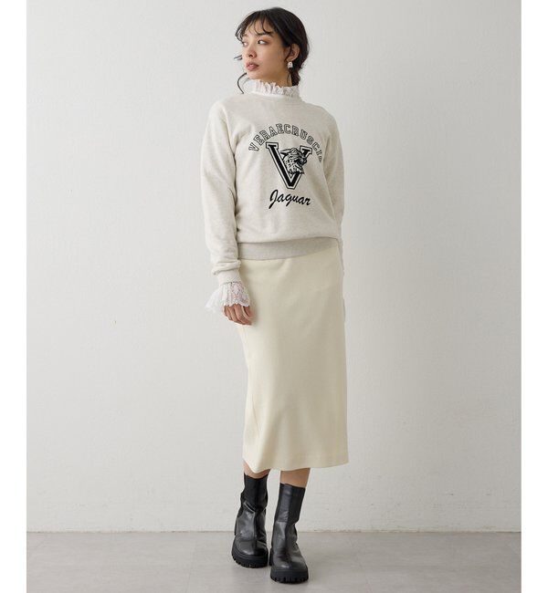  「圧縮スムースタイトスカート」|スカート|