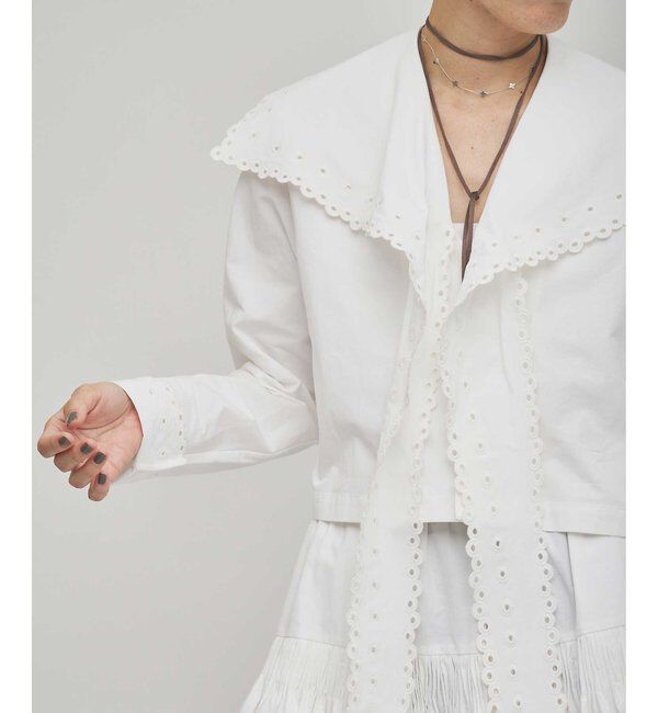 GEMINI「【GEMINI】スカラップブラウス」|シャツ・ブラウス|