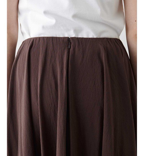  「製品染めカラースカート」|スカート|