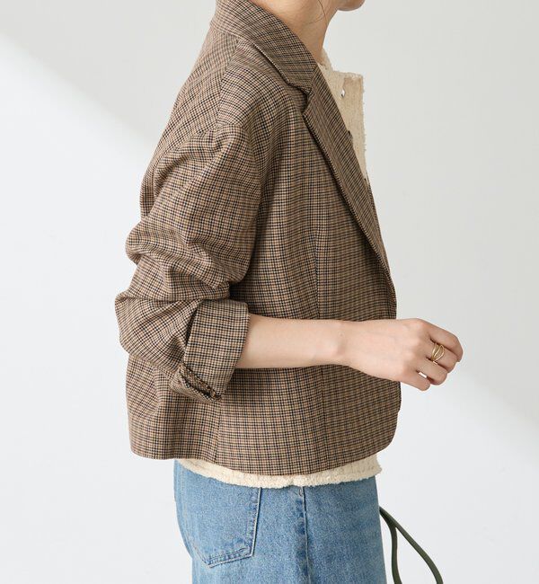  「ショートテーラードジャケット」|ベスト・ジレ|