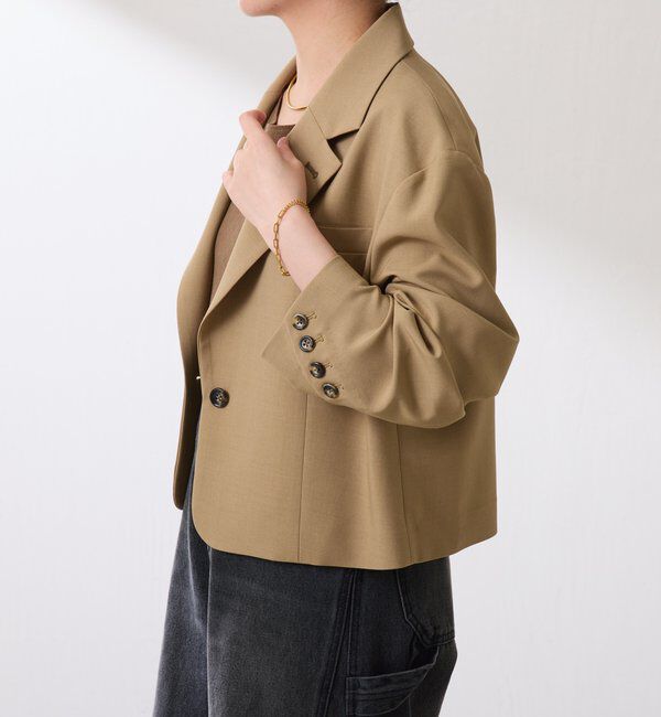  「ショートテーラードジャケット」|ベスト・ジレ|