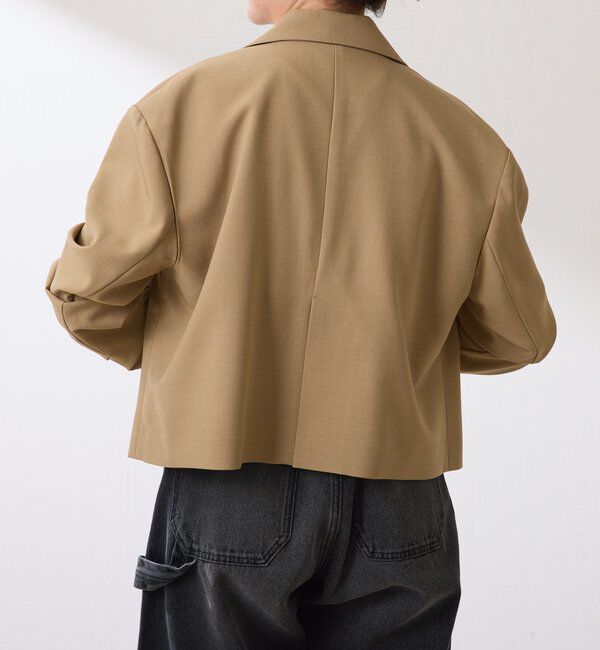  「ショートテーラードジャケット」|ベスト・ジレ|