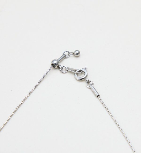  「【PAPILLONNER/パピヨネ】アジャストステンレスネックレス」|リング|