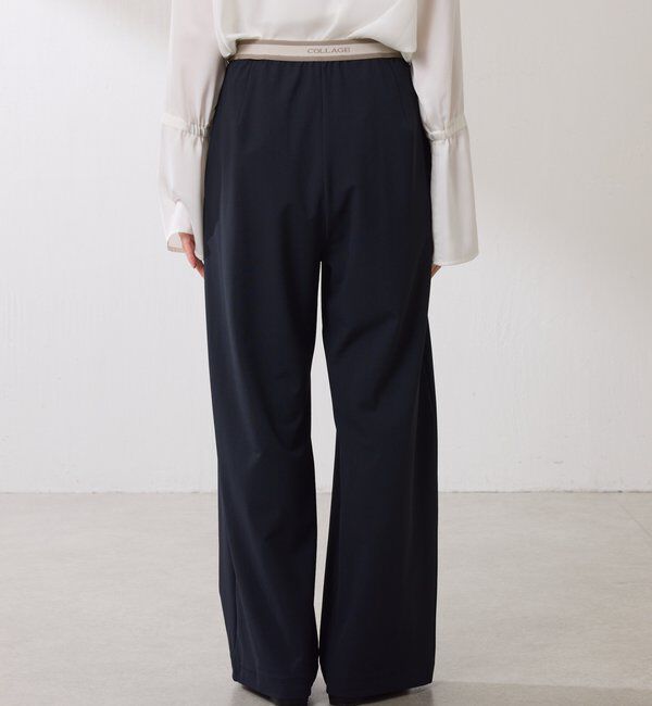  「ロゴベルトトリコットパンツ」|チノ|