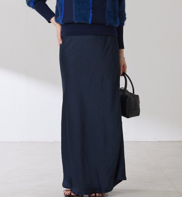  「【IDE監修大きめサイズ/WEB限定リバイバル】サテンマーメイドスカート」|スカート|