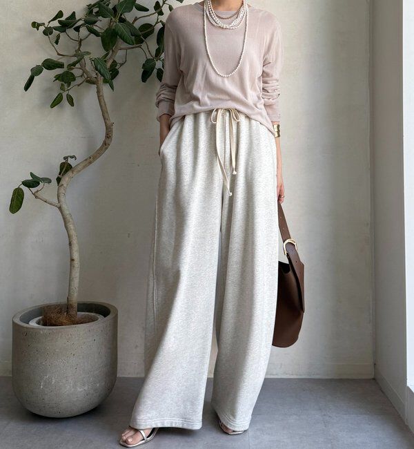  「【柔らかい着心地】袖シアーリブTEE」|Tシャツ・カットソー|