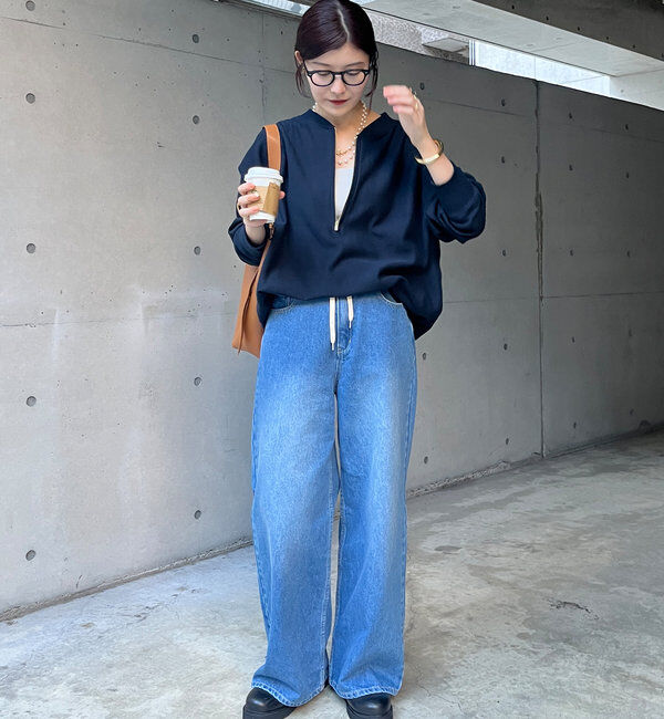  「【新色追加】【インフルエンサー OKOCHI企画】ハーフジップスウェット」|Tシャツ・カットソー|