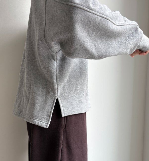  「【インフルエンサー OKOCHI企画】シャツ襟ラガースウェットトップス」|Tシャツ・カットソー|