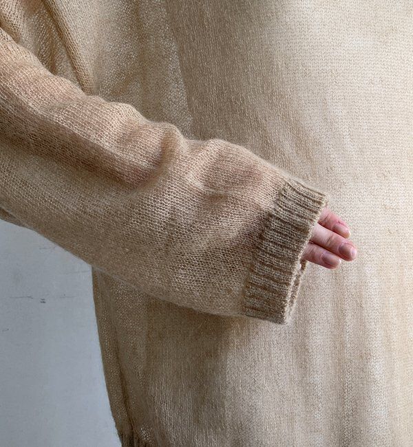  「シアーモヘヤプルオーバー」|ニット・セーター|