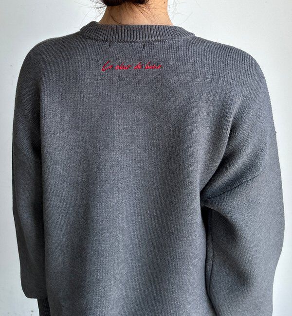  「【新色追加/WEB限定】フェザーロゴニット」|ニット・セーター|