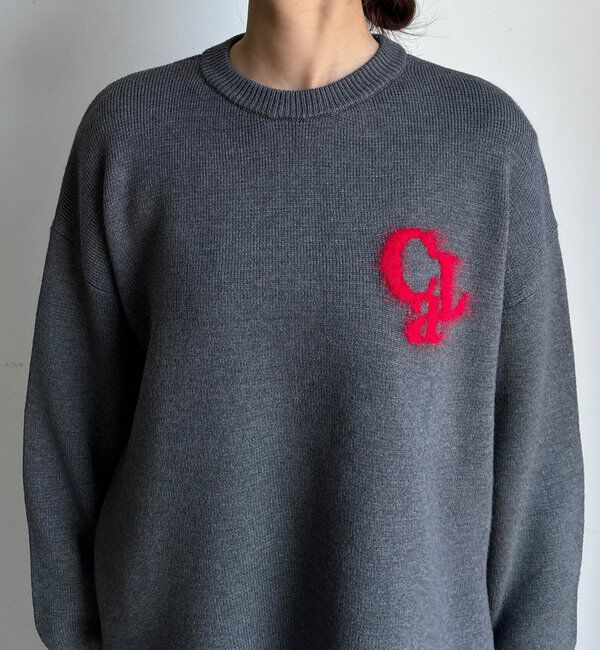  「【新色追加/WEB限定】フェザーロゴニット」|ニット・セーター|