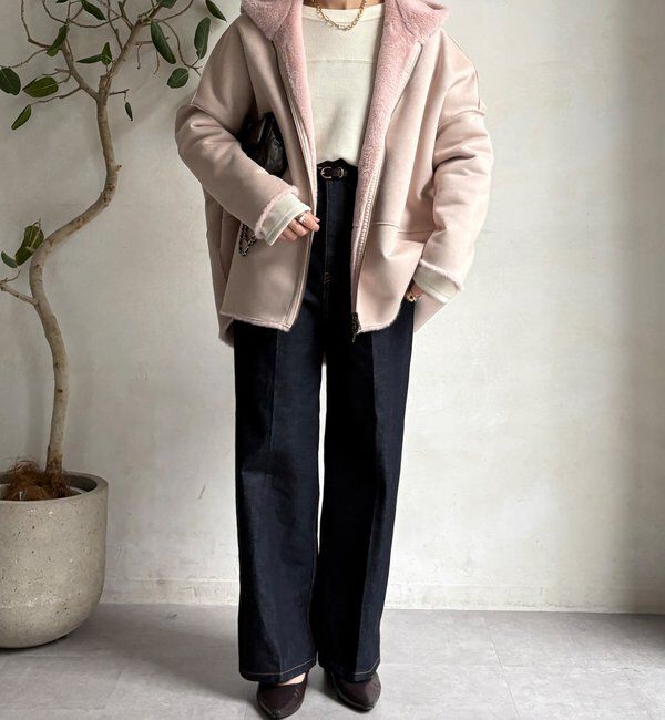  「リバーシブルフェイクムートンコート」|その他|