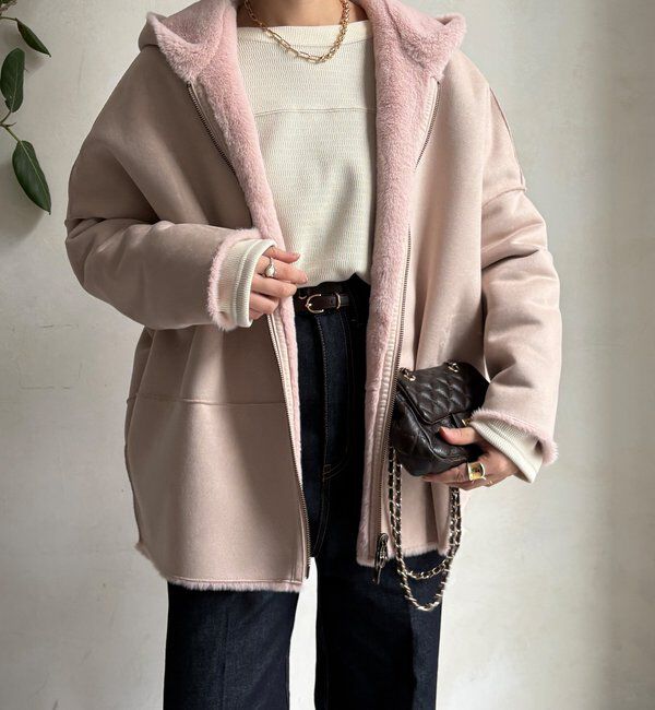  「リバーシブルフェイクムートンコート」|その他|