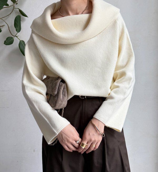  「オフタートルプルオーバー」|ニット・セーター|