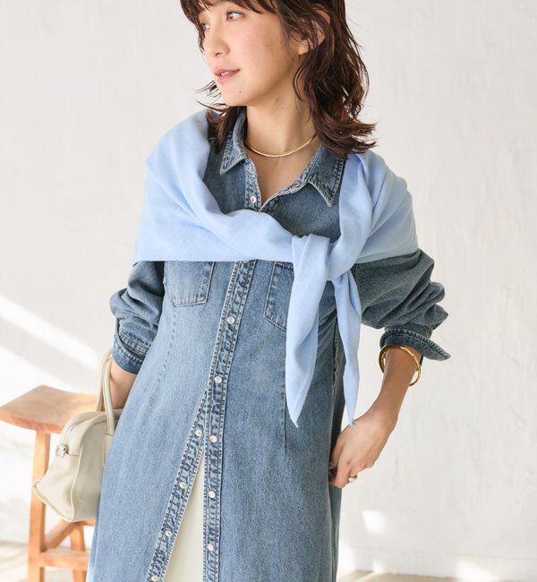  「【新色追加/リバイバル】【MONN.:.(モン)】サンカクストール」|ストール|