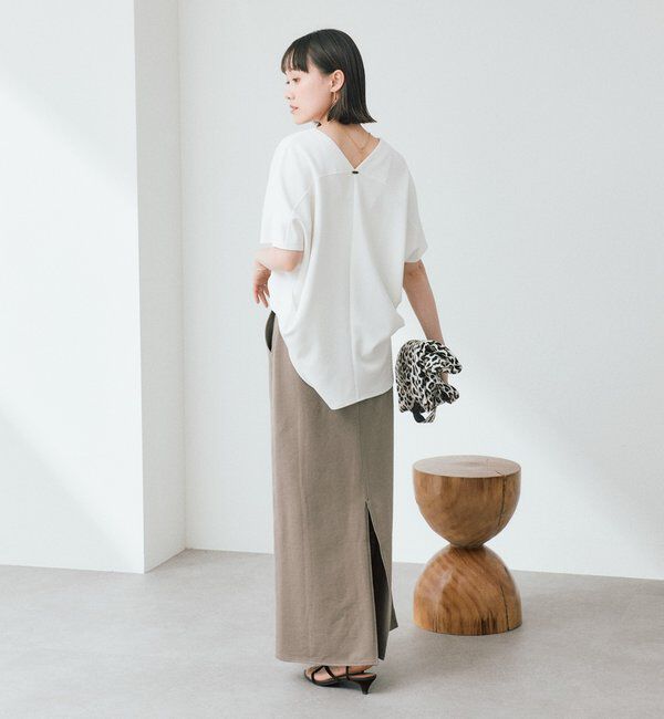  「予約【イージーな着心地】スエットロングスカート」|スカート|