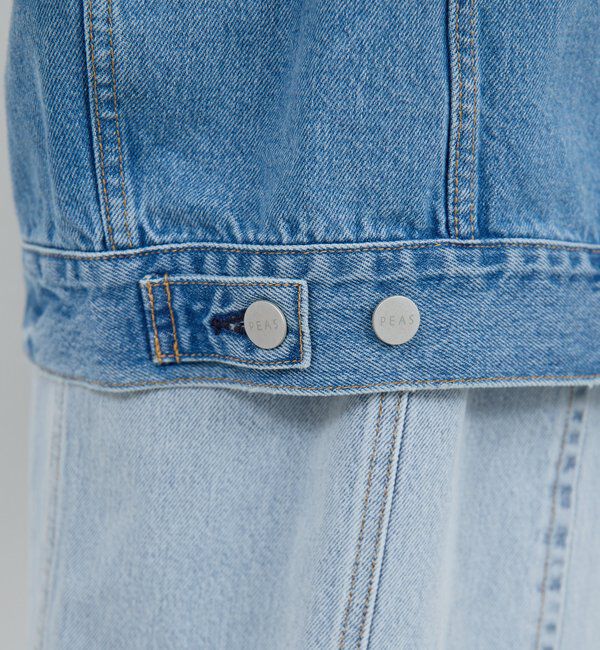  「【PEAS】オーバーGジャン」|ベスト・ジレ|