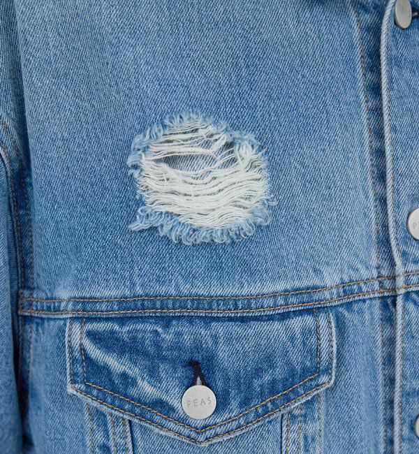  「【PEAS】オーバーGジャン」|ベスト・ジレ|