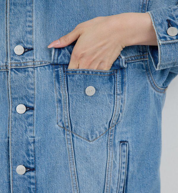  「【PEAS】オーバーGジャン」|ベスト・ジレ|