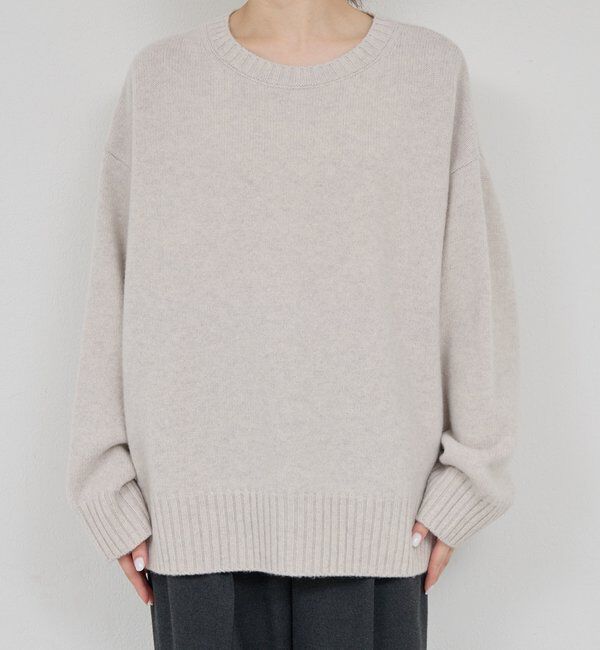  「【手洗い可】ウールクループルオーバー」|ニット・セーター|