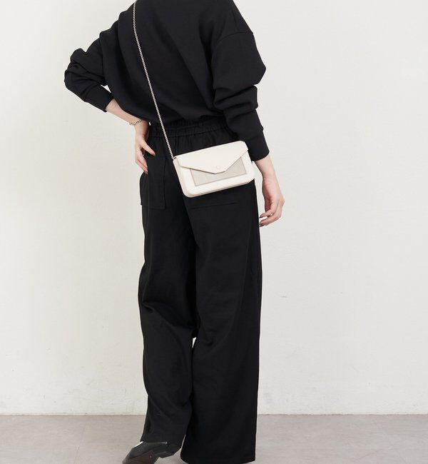  「【再値下げ】バイカラーレザーウォレットショルダー」|その他|