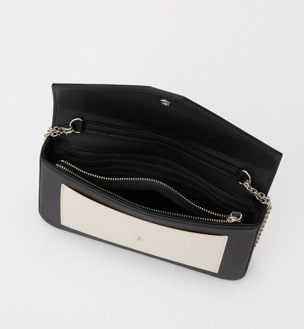  「【再値下げ】バイカラーレザーウォレットショルダー」|その他|