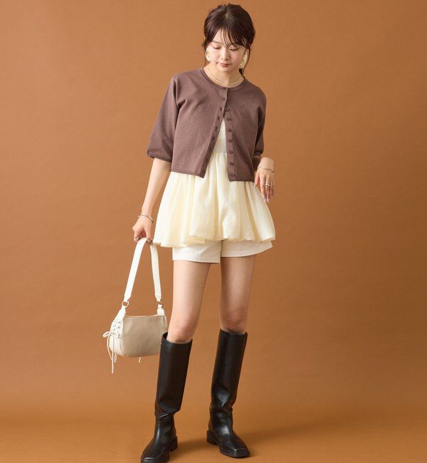  「チビボタンカーディガン」|カーディガン|