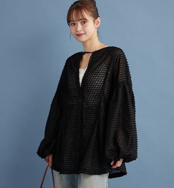  「【@akane__11.1企画】フリンジシェイプチュニック」|シャツ・ブラウス|