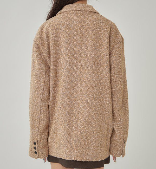  「ツイードBIGジャケット」|テーラードジャケット|