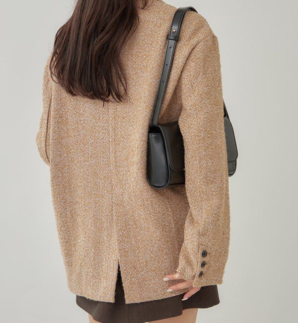  「ツイードBIGジャケット」|テーラードジャケット|