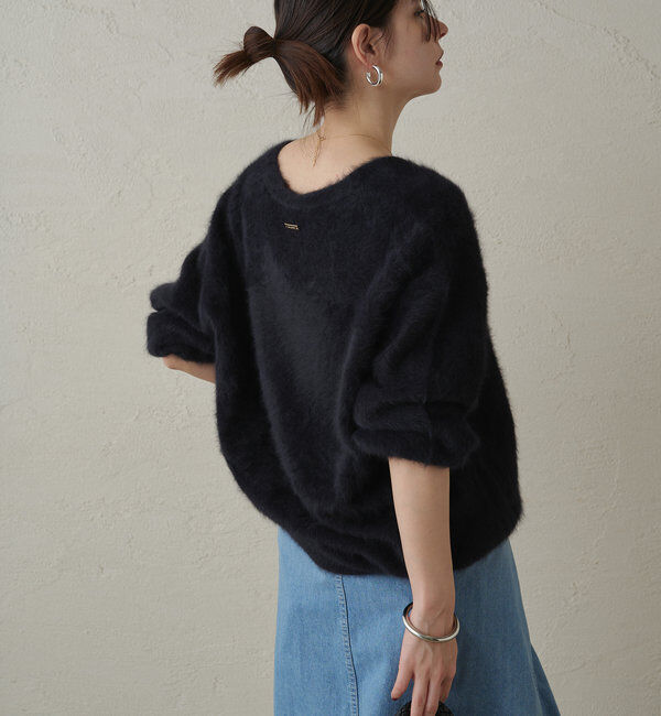  「FURカシミヤVニット」|ニット・セーター|