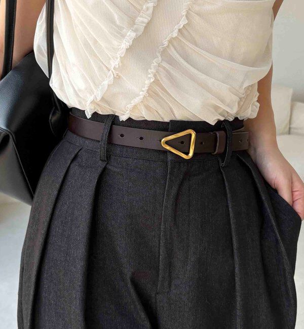  「トライアングルバックルベルト」|ベルト|