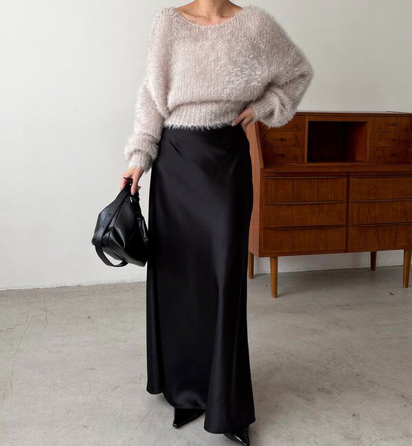  「フェザーラウンドプルオーバー」|ニット・セーター|