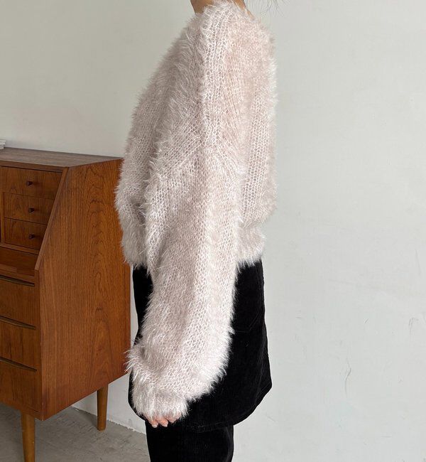  「フェザーラウンドプルオーバー」|ニット・セーター|