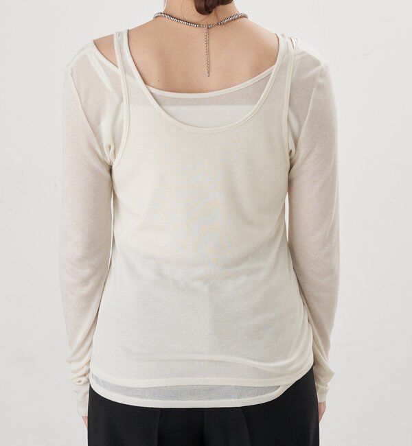 「ビスチェレイヤードカットソー」|Tシャツ・カットソー|